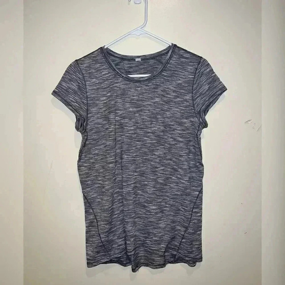Lululemon Grey Another Mile Short Sleeve Shirt - Picture 4 of 8